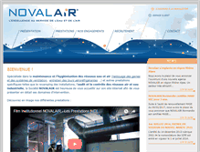 Tablet Screenshot of novalair.com